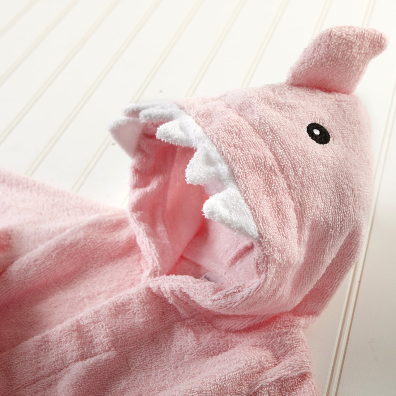 Let the Fin Begin Pink Shark Robe (0-9m)
