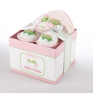 Tillie the Turtle 4-Piece Bathtime Gift Set (Personalization Available)