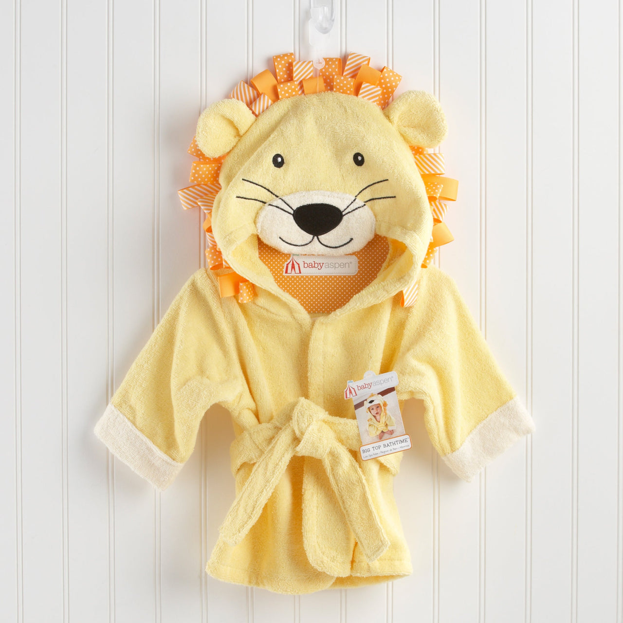 Big Top Bath Time Lion Hooded Spa Robe (Personalization Available)