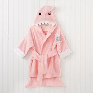 Let the Fin Begin Pink Shark Robe (12-18m) (Personalization Available)
