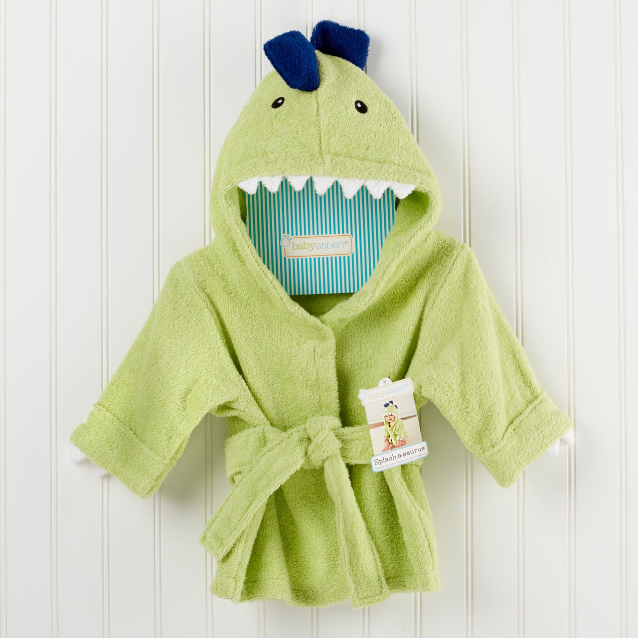 Splash-a-saurus Dinosaur Hooded Spa Robe (Personalization Available)