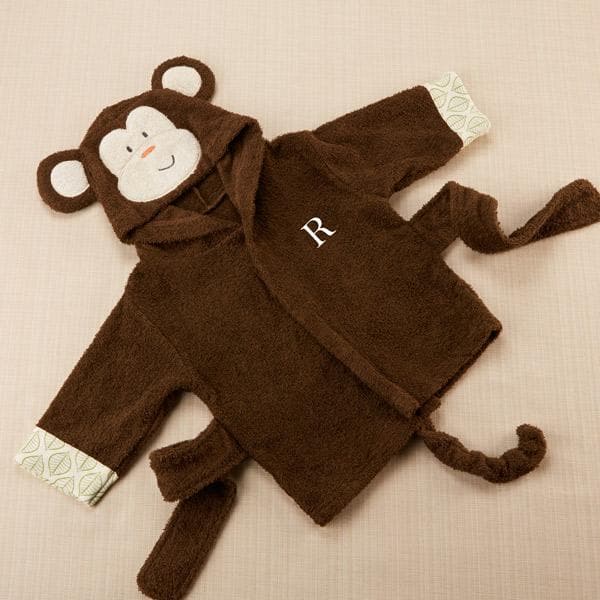 Born to be Wild Monkey Hooded Spa Robe (Personalization Available)