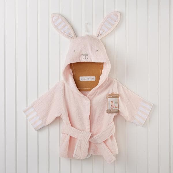 Baby's Bathtime Bunny Hooded Spa Robe (Personalization Available)