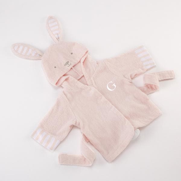 Baby's Bathtime Bunny Hooded Spa Robe (Personalization Available)