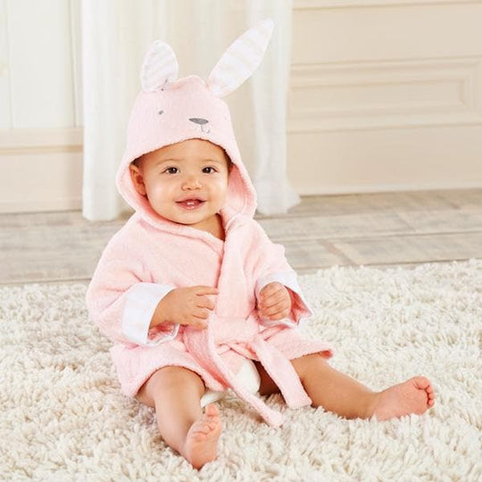 Baby's Bathtime Bunny Hooded Spa Robe (Personalization Available)