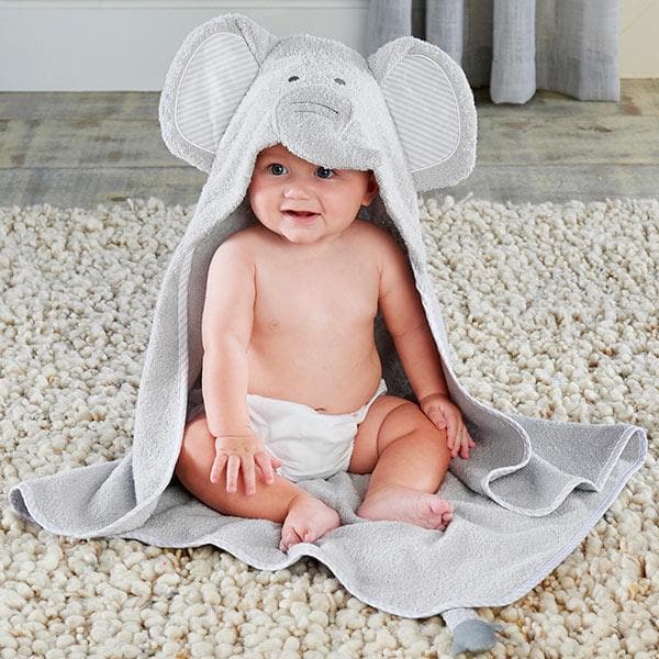 Safari Gift Set with Elephant Hooded Towel & 4-Pair Sock Set