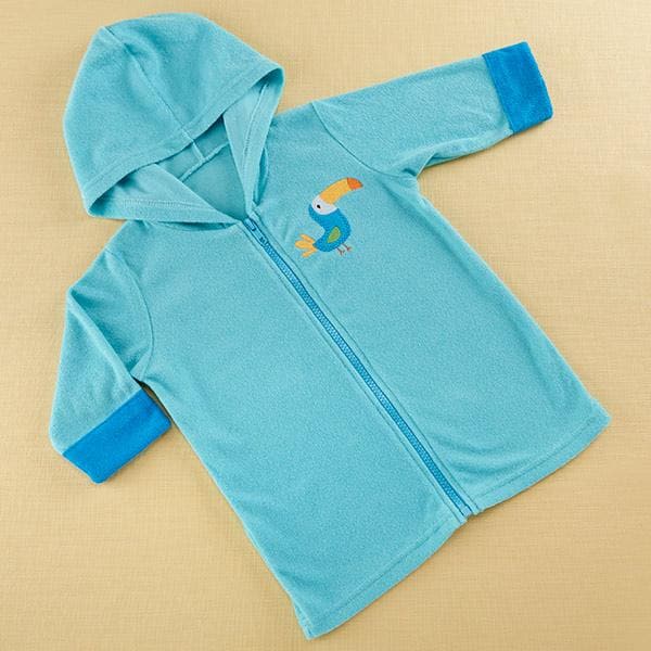 Tropical Toucan Hooded Beach Zip Up (Personalization Available)