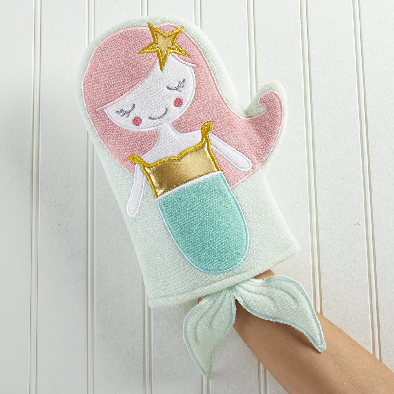 Simply Enchanted Mermaid 4-Piece Bath Time Gift Set