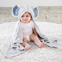 Thumbnail for Little Peanut Elephant Hooded Blanket