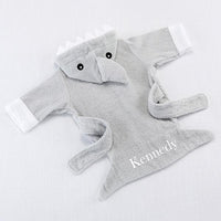 Thumbnail for Let The Fin Begin Gray Shark Robe (Personalization Available)