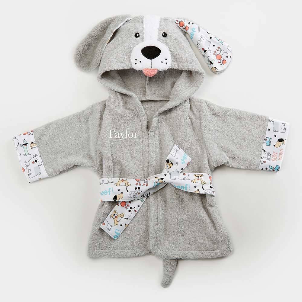 Puppy Hooded Robe (Personalization Available)