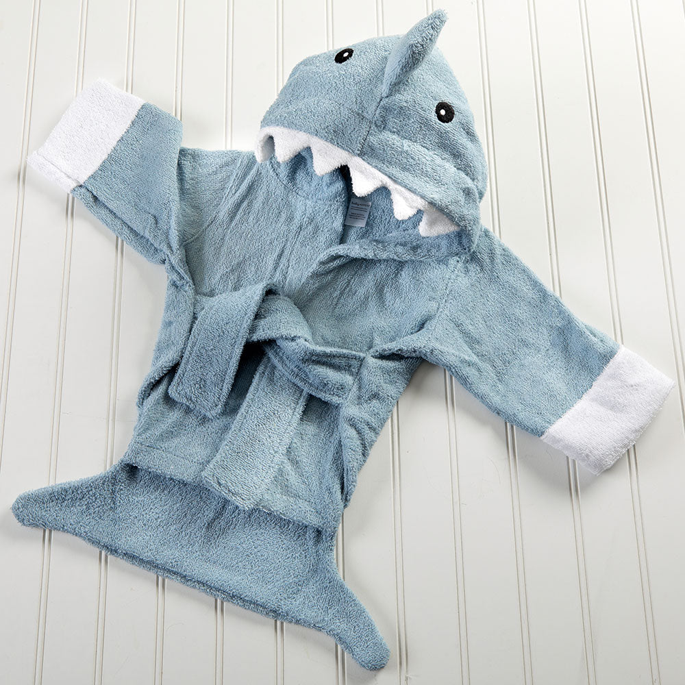 Let the Fin Begin Blue Shark Robe (0-9m)