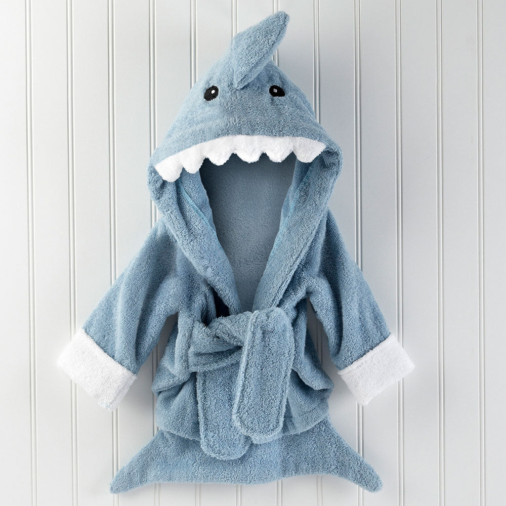 Let the Fin Begin Blue Shark Robe (0-9m) – Corner Stork Baby Gifts ...