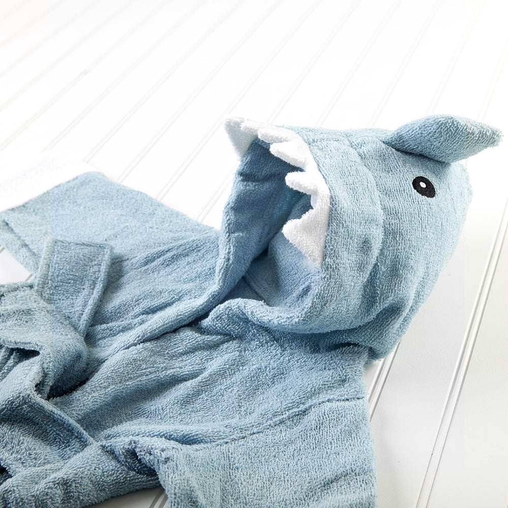 Let the Fin Begin Blue Shark Robe (0-9m)