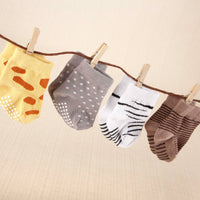 Thumbnail for Sock Safari 4-Pair Animal Themed Sock Set