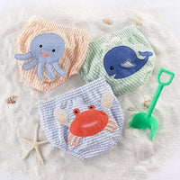 Thumbnail for Beach Bums 3-Piece Diaper Cover Gift Set (0-6 or 6-12 Months)