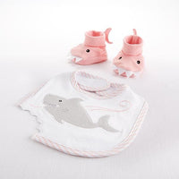 Thumbnail for Shark 6-Piece Baby Gift Set - Pink