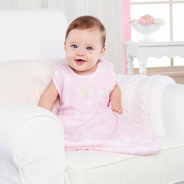 Sweet Snuggles Muslin Wearable Blanket (Pink)