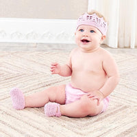 Thumbnail for Little Princess Knit Headband and Booties Gift Set