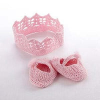 Thumbnail for Little Princess Knit Headband and Booties Gift Set