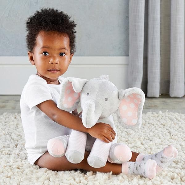 Lilly the Elephant Plush Plus Socks for Baby