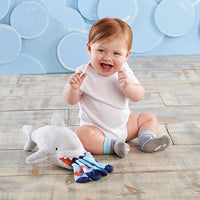 Thumbnail for Sherman the Shark Plush Plus Socks for Baby