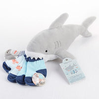Thumbnail for Sherman the Shark Plush Plus Socks for Baby