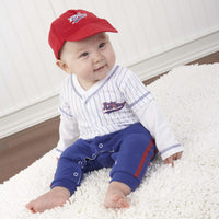 Thumbnail for Big Dreamzzz Baby Baseball 3-Piece Layette Set in All-Star Gift Box (Personalization Available)