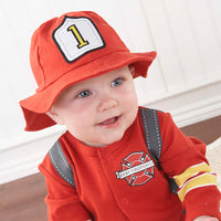 Thumbnail for Big Dreamzzz Baby Firefighter 2-Piece Layette Set (Personalization Available)