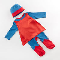 Thumbnail for Big Dreamzzz Baby Superhero 2-Piece Layette Set - Boy (Personalization Available)