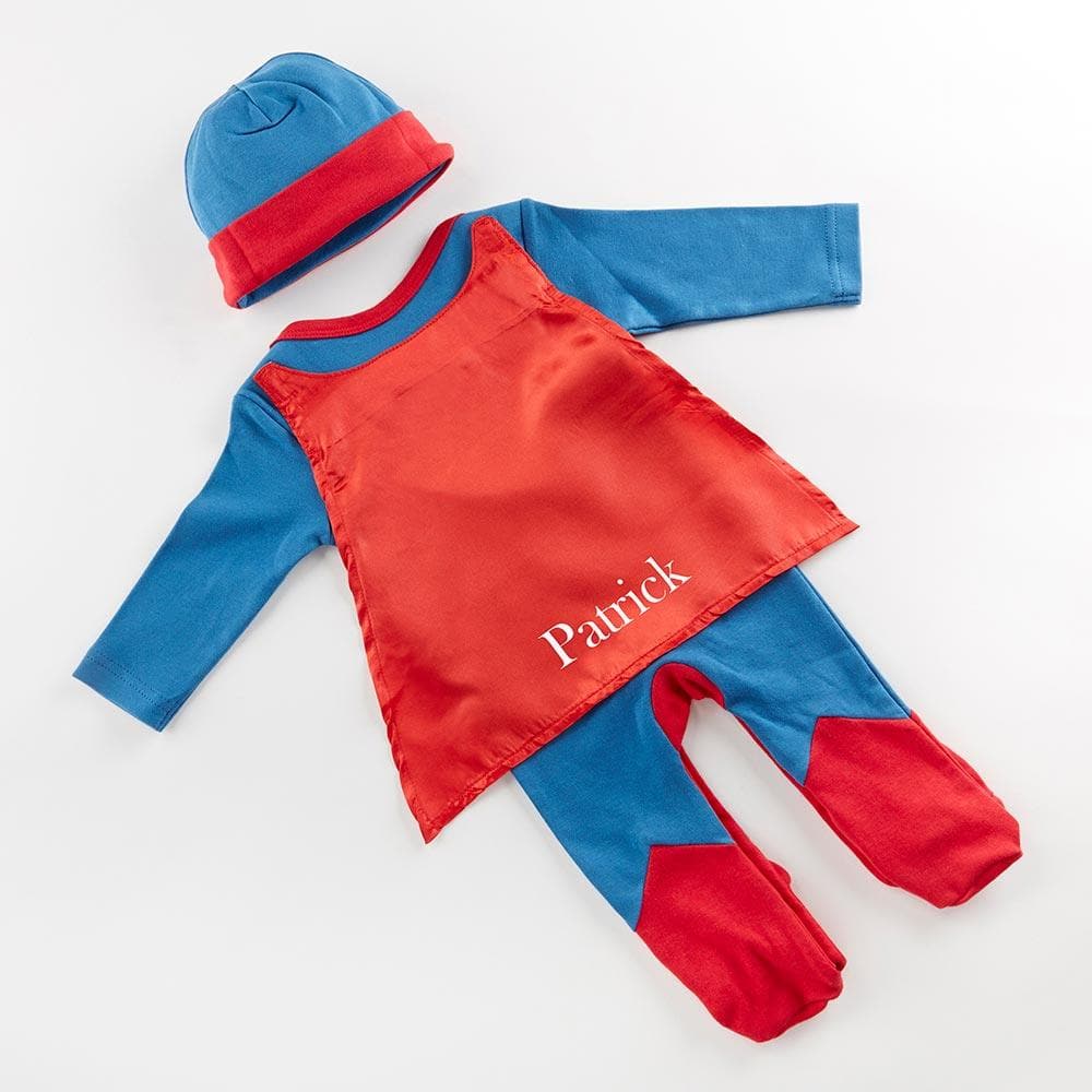 Big Dreamzzz Baby Superhero 2-Piece Layette Set - Boy (Personalization Available)