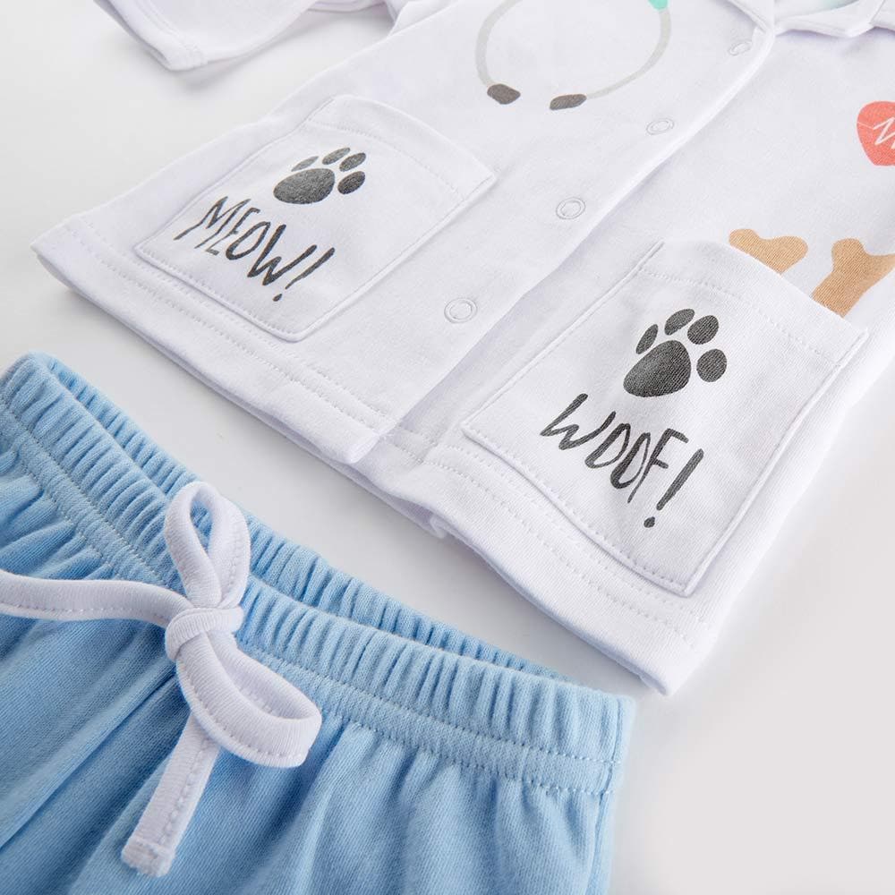Big Dreamzzz Baby Veterinarian 2-Piece Layette Set (Personalization Available)