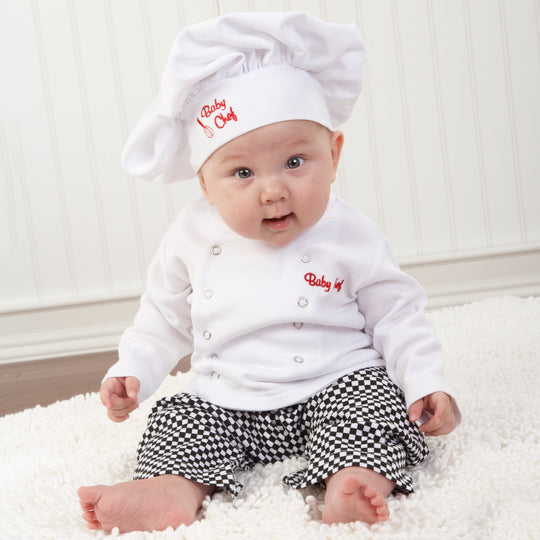 Big Dreamzzz Baby Chef 3-Piece Layette Set (Personalization Available)