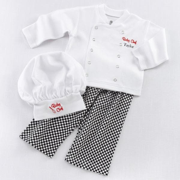 Big Dreamzzz Baby Chef 3-Piece Layette Set (Personalization Available)
