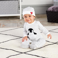 Thumbnail for Penguin Pajama 2-Piece Layette Set
