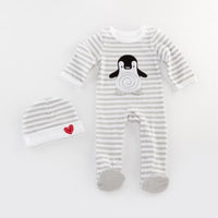 Thumbnail for Penguin Pajama 2-Piece Layette Set