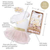 Thumbnail for My First Birthday 3 Piece Tutu Outfit