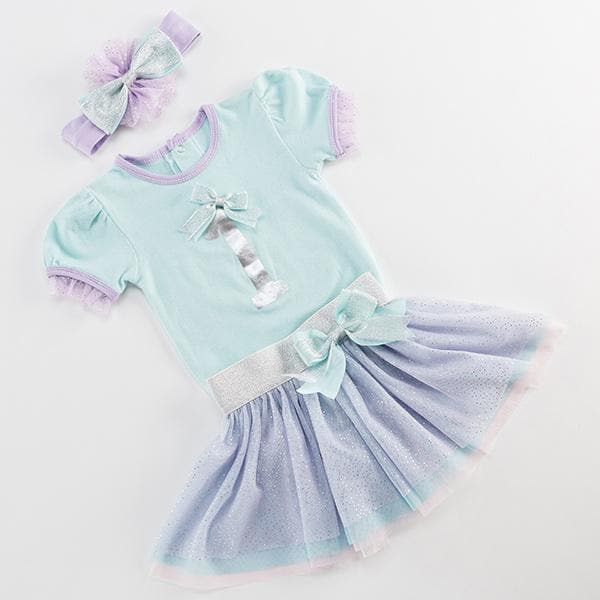 My First Birthday 3-Piece Party Outfit with Tutu (12-18 mos)