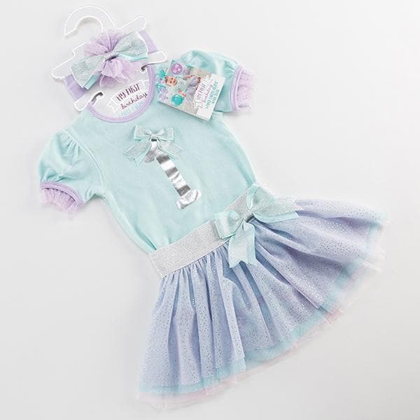 My First Birthday 3-Piece Party Outfit with Tutu (12-18 mos)