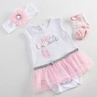 Thumbnail for My First Ballerina 3-Piece Tutu Outfit (0-6 mos)