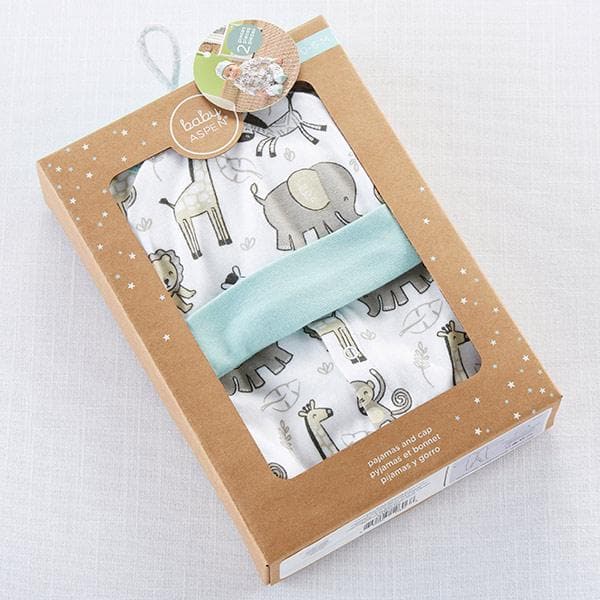 Safari Pajama Gift Set (Blue)