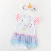 Thumbnail for My First Unicorn Outfit with Headband (0-6 Months)