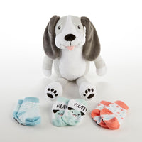 Thumbnail for Parker the Puppy Plush Plus Socks for Baby