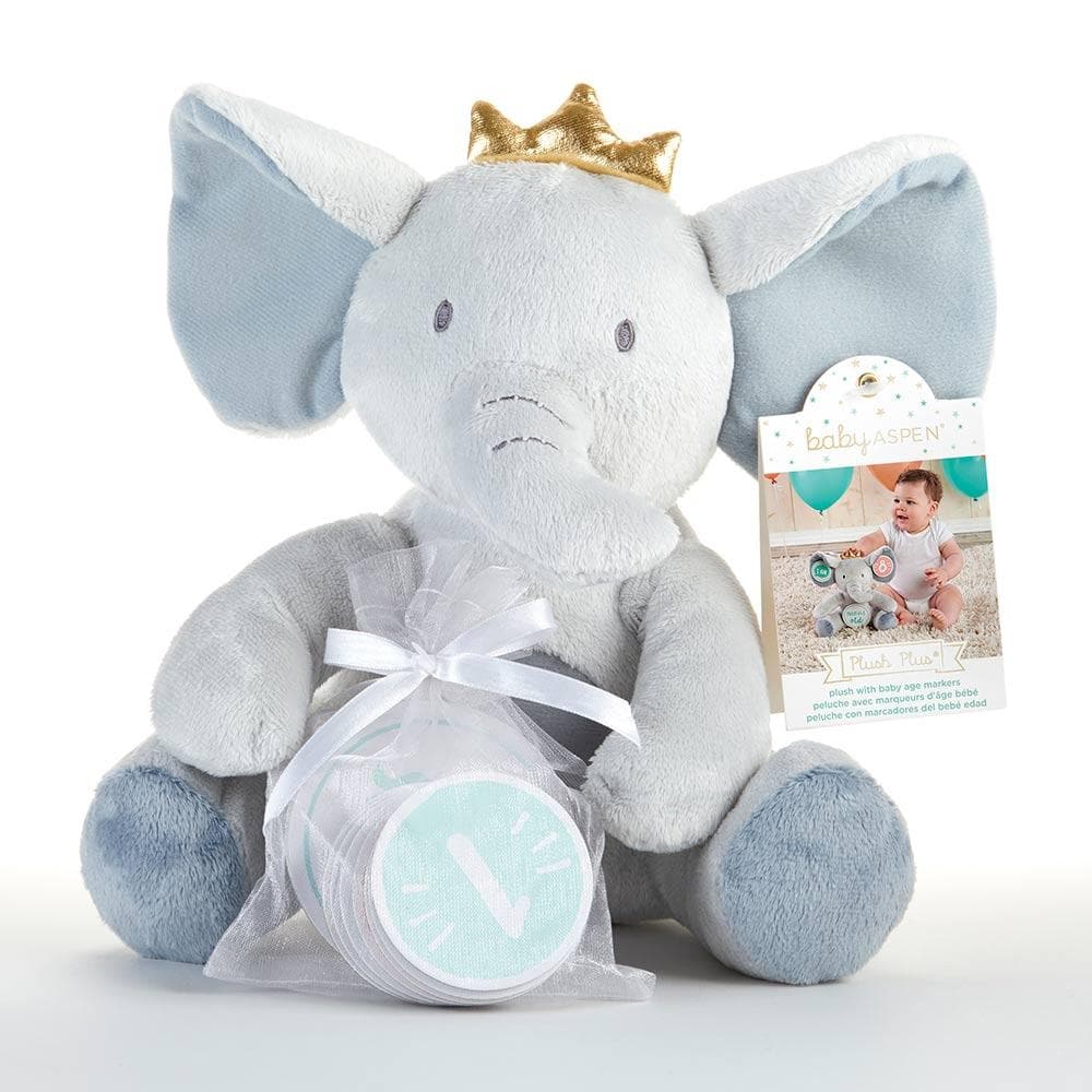My First Elephant Plush Plus Baby Milestone Markers