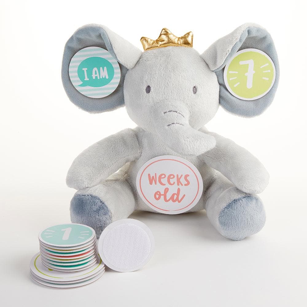 My First Elephant Plush Plus Baby Milestone Markers