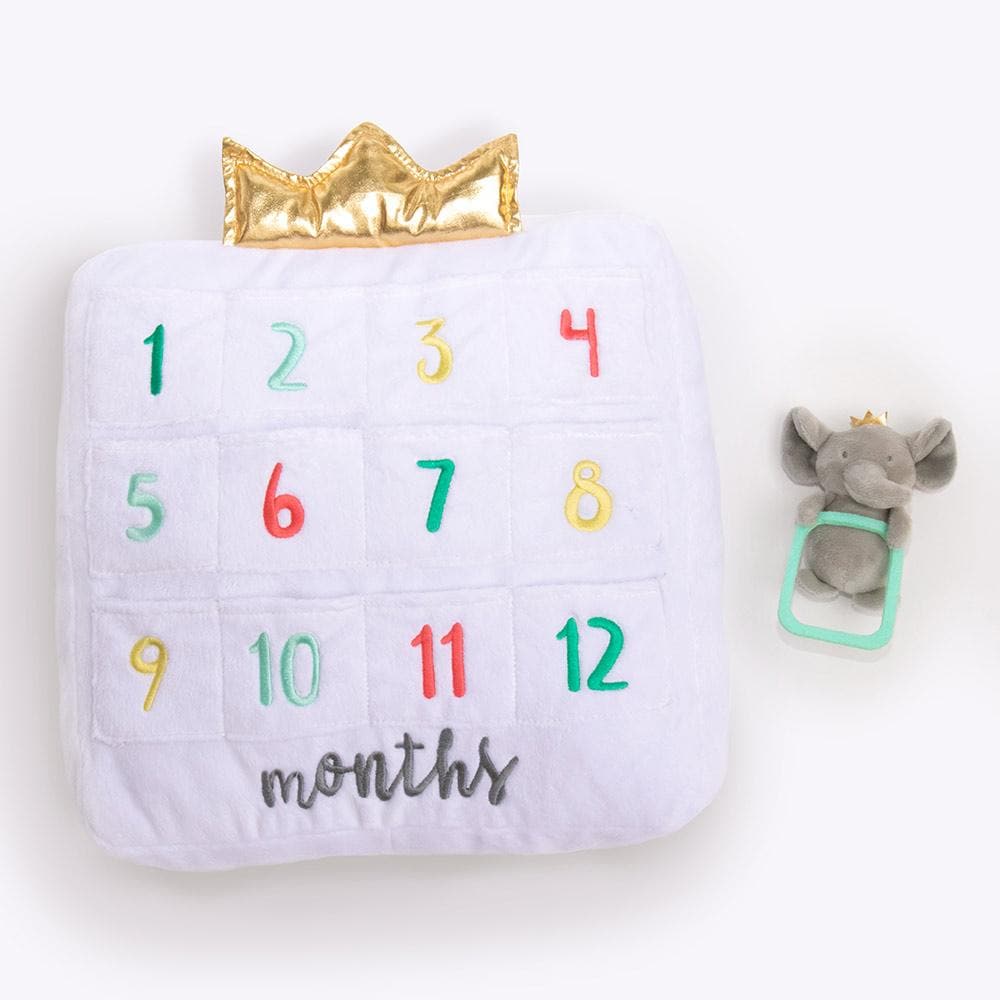 My First Milestone Baby Age Decorative Pillow