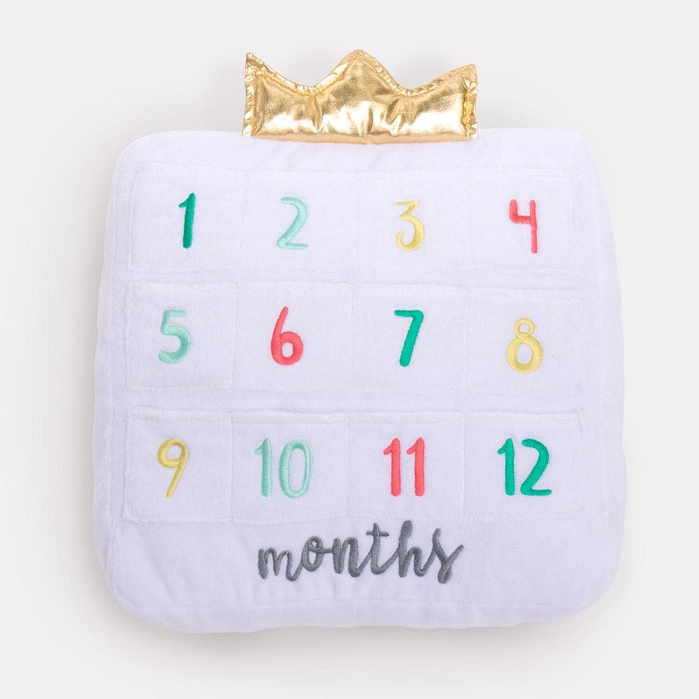 My First Milestone Baby Age Decorative Pillow