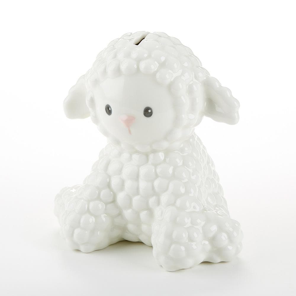 Lamb Porcelain Bank