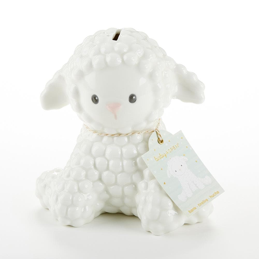 Lamb Porcelain Bank