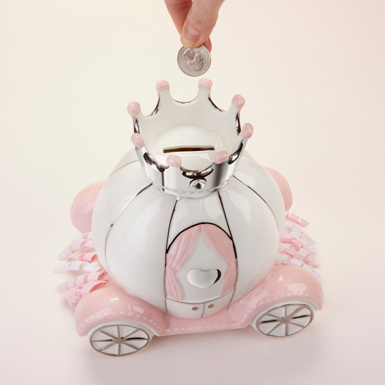 Little Princess Carriage Porcelain Bank